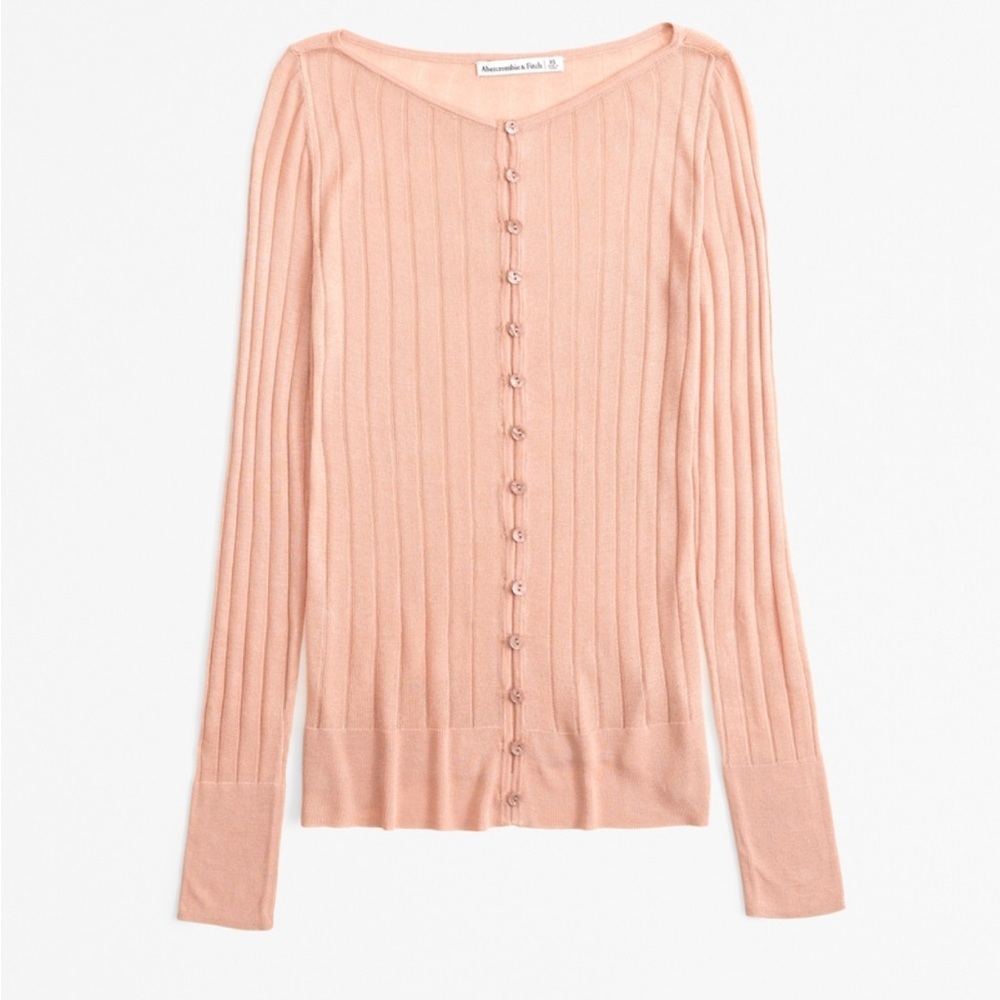 Abercrombie & Fitch Sheer Slash Cardigan Size Small